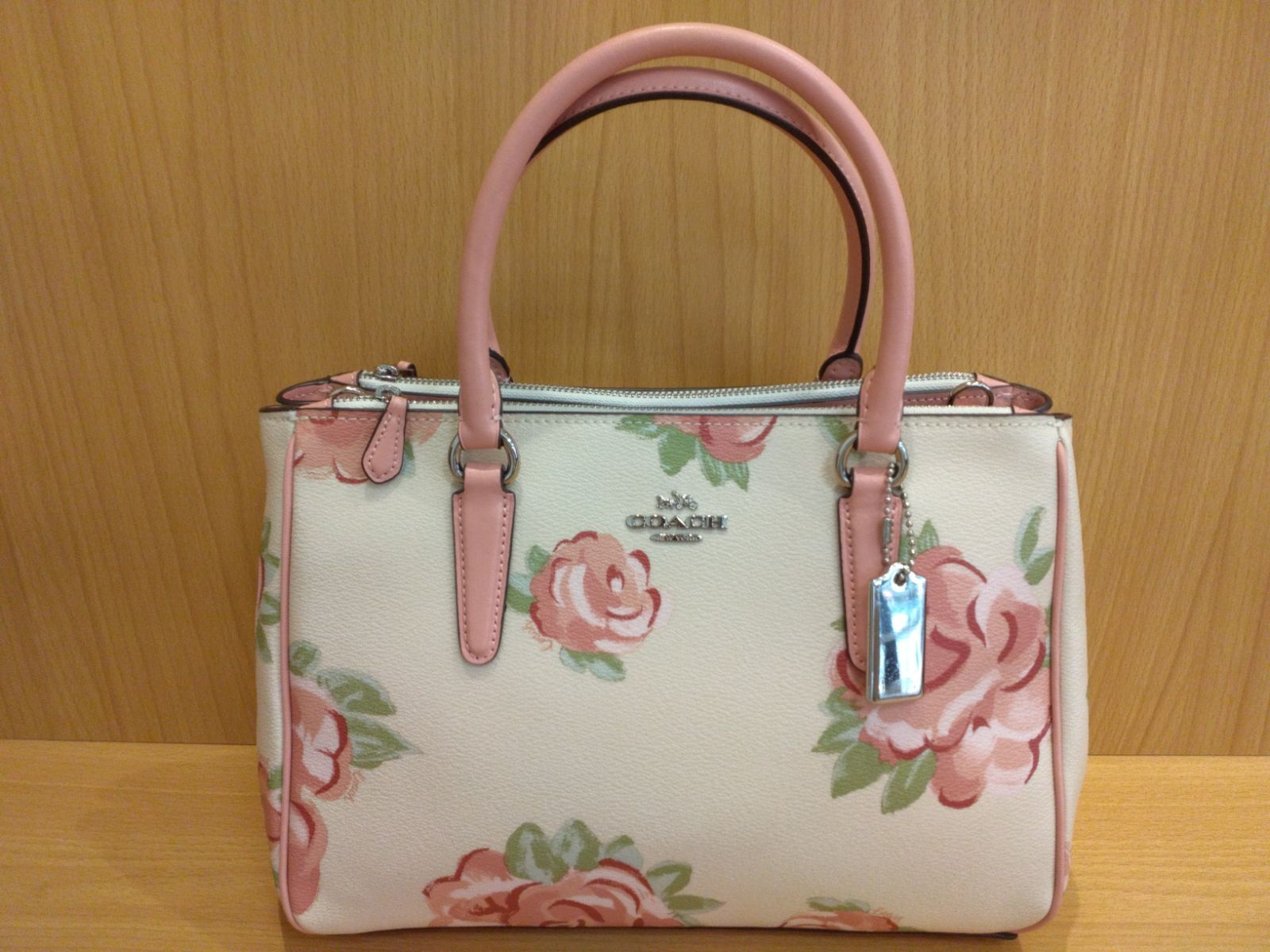美品 コーチ COACH 花柄 2way ショルダーバッグ F45316 - メルカリ