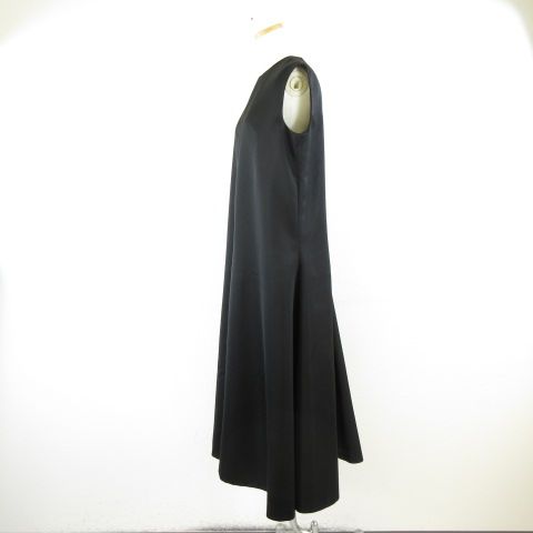 Apaiser lame ノースリーブワンピース ドレス ロング 黒 40 Apaiser lame ノースリーブワンピース ドレス ロング 黒 40