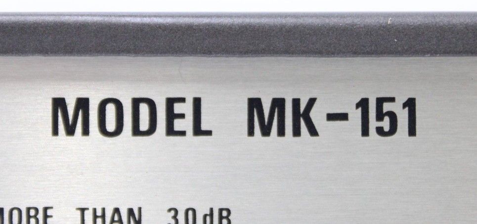 現状品 ミッキー MK-151 グラフィックイコライザー プロセッサー