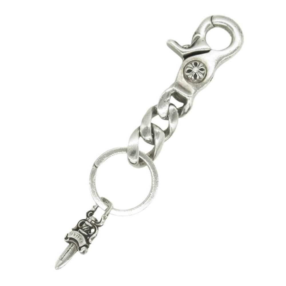 CHROME HEARTS クロムハーツ 原本無 CLP CHN CLASSIC-S ショート クラシックリンク キーチェーン ダガー シルバー系