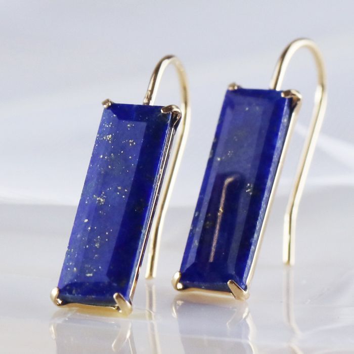 18金ブルーのラピスラズリイヤリング タサキ イヤリング タサキ 18金 ラピスラズリ レディース TASAKI