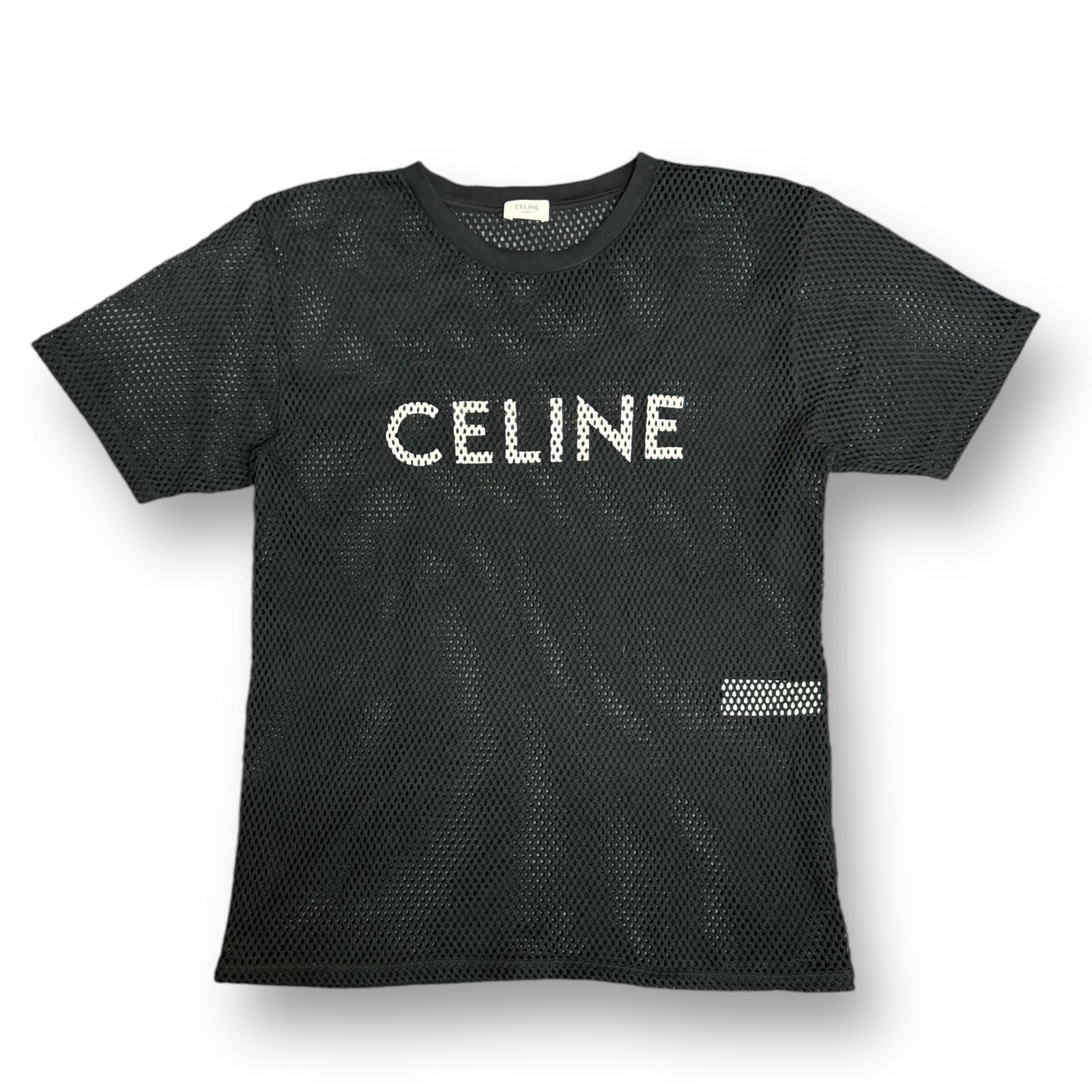 セリーヌメッシュロゴtシャツ