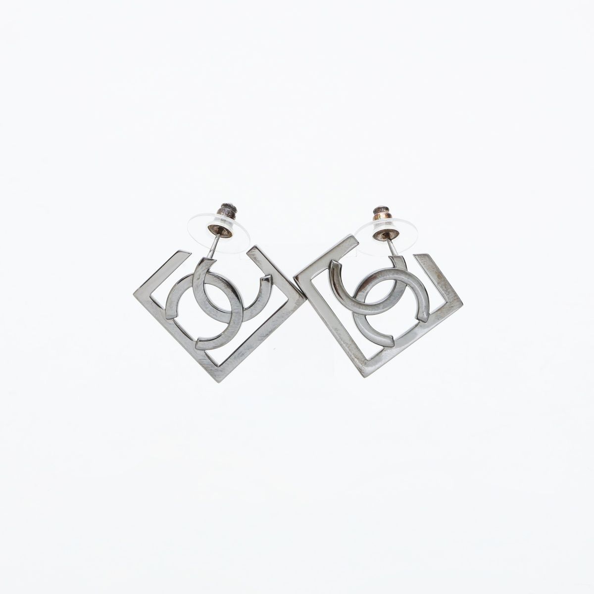 CHANEL シャネル ピアス A23B スクエア ココマーク