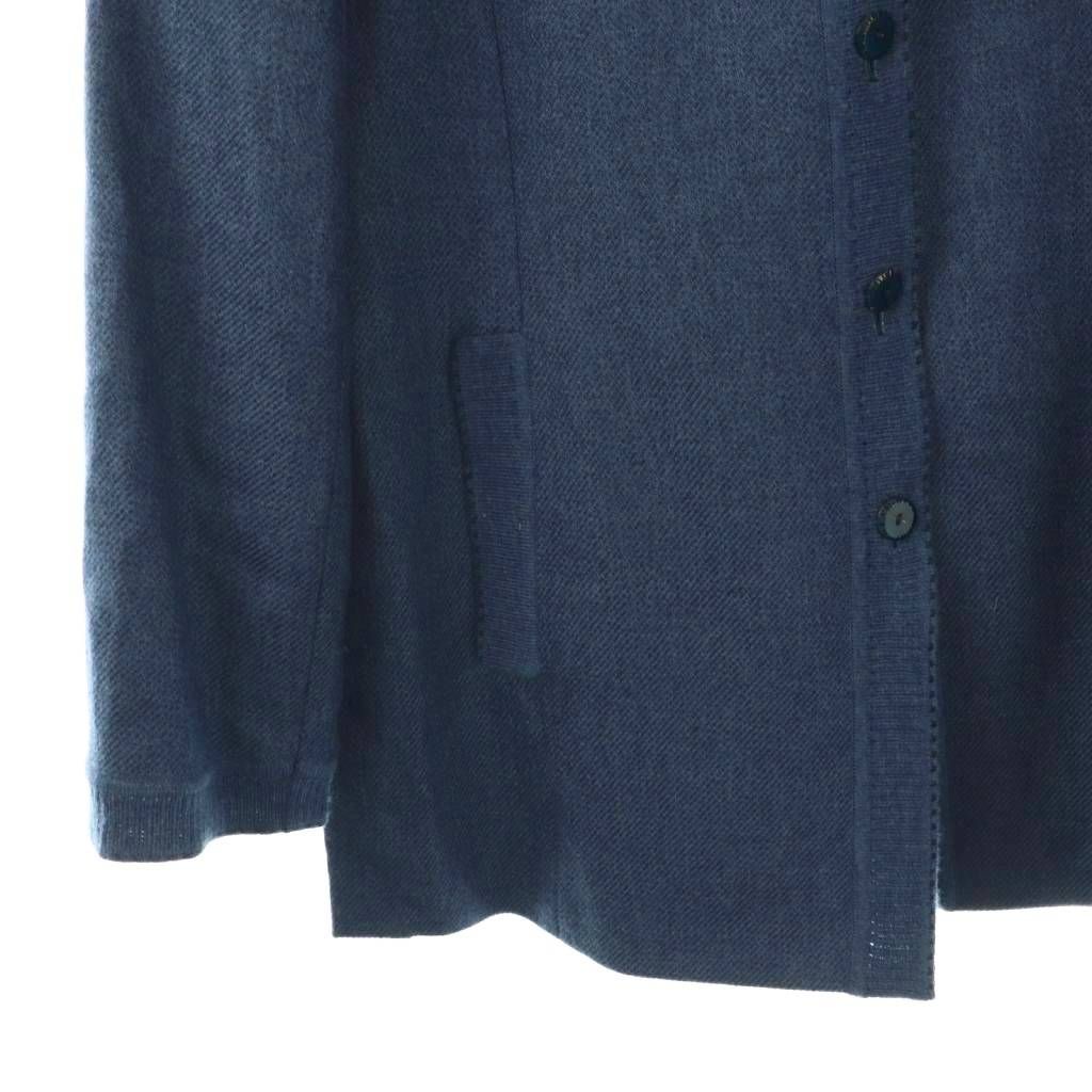 美品　レリアン　薄手中綿　コート　ジャケット　11号 美品】 Leilian レリアン 11 綿 薄手 7部丈 ジャケット ブルー