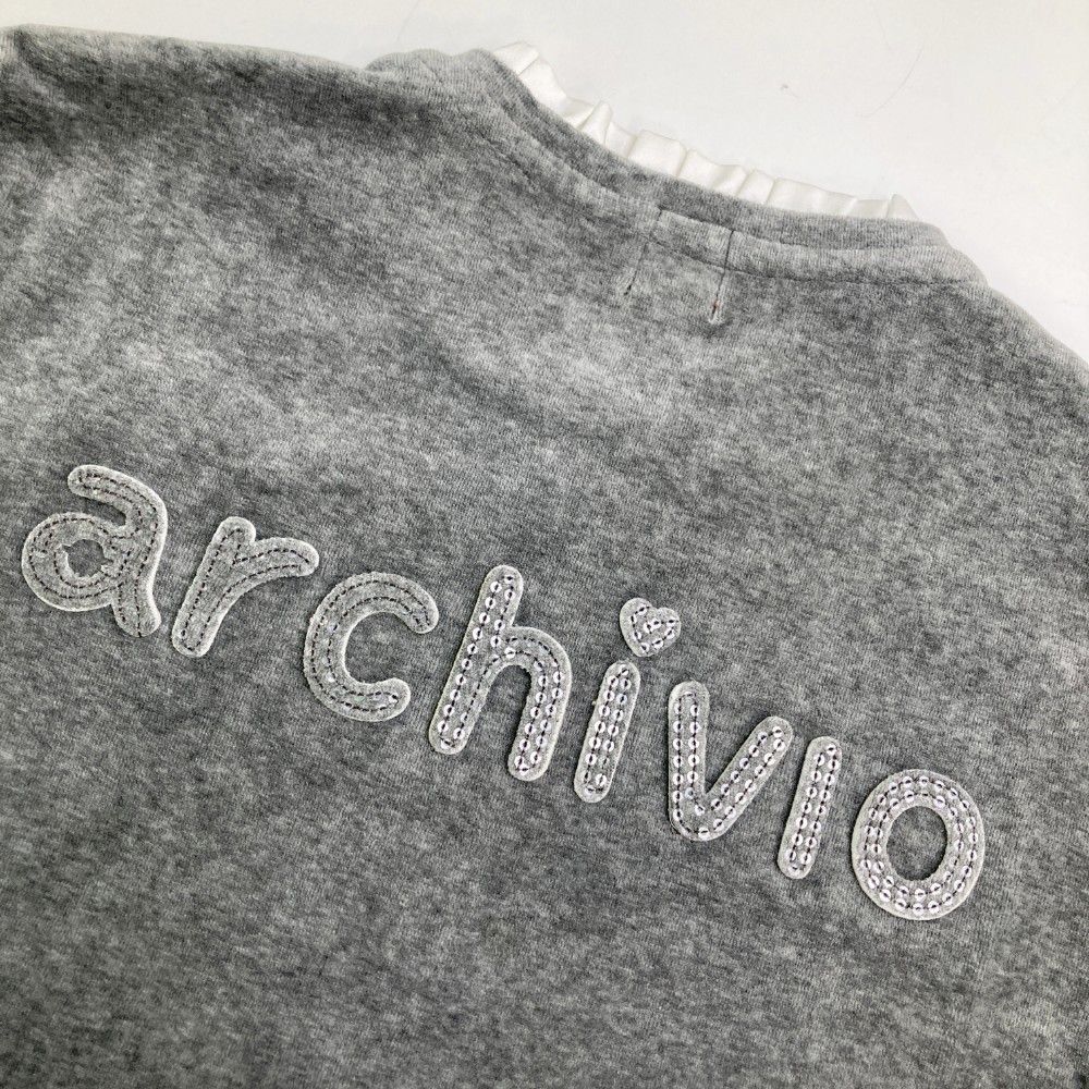 ARCHIVIO アルチビオ ジャケット ゴルフ ワッペン ブラック 黒