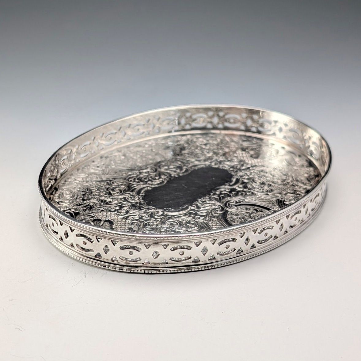 シルバープレート製 オーバル型