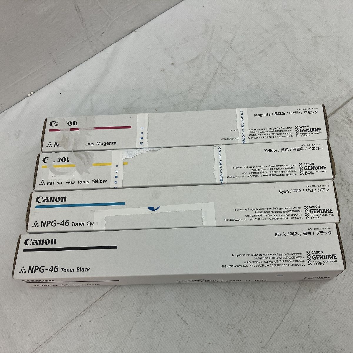 Canon キヤノン 純正 NPG-46 Toner トナーカートリッジ 4色 4本