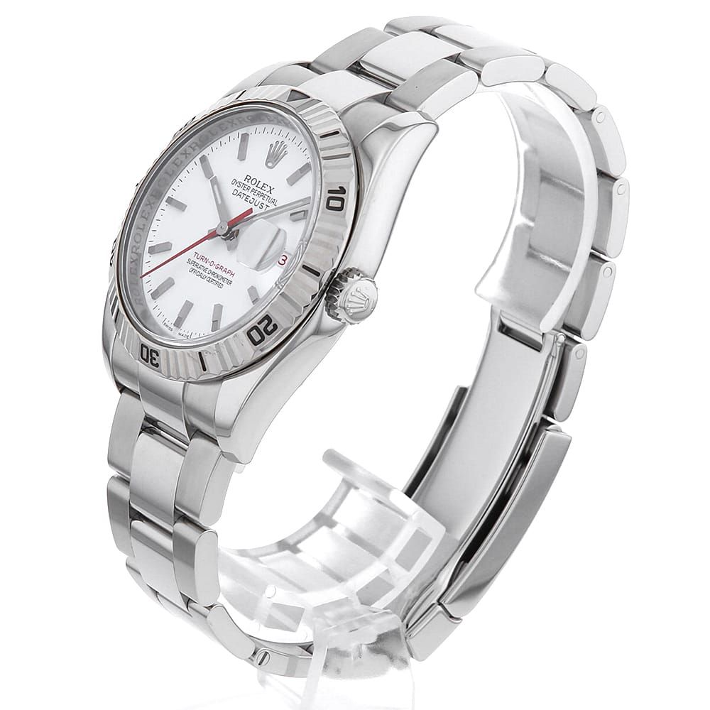 ロレックス ターノグラフ 116264 ホワイト 3列 オイスターブレス