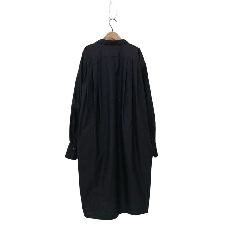 JUN MIKAMI / JUN MIKAMI ALUMO COTTON SHIRT ONE-PIECE長袖ワンピース/--/コットン/BL JUN MIKAMI ジュンミカミ アルモ コットンシャツワンピース ブラック