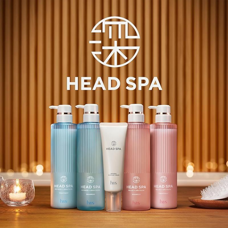 h&s 深体験ヘッドスパ リフレッシュ×さらつや シャンプー