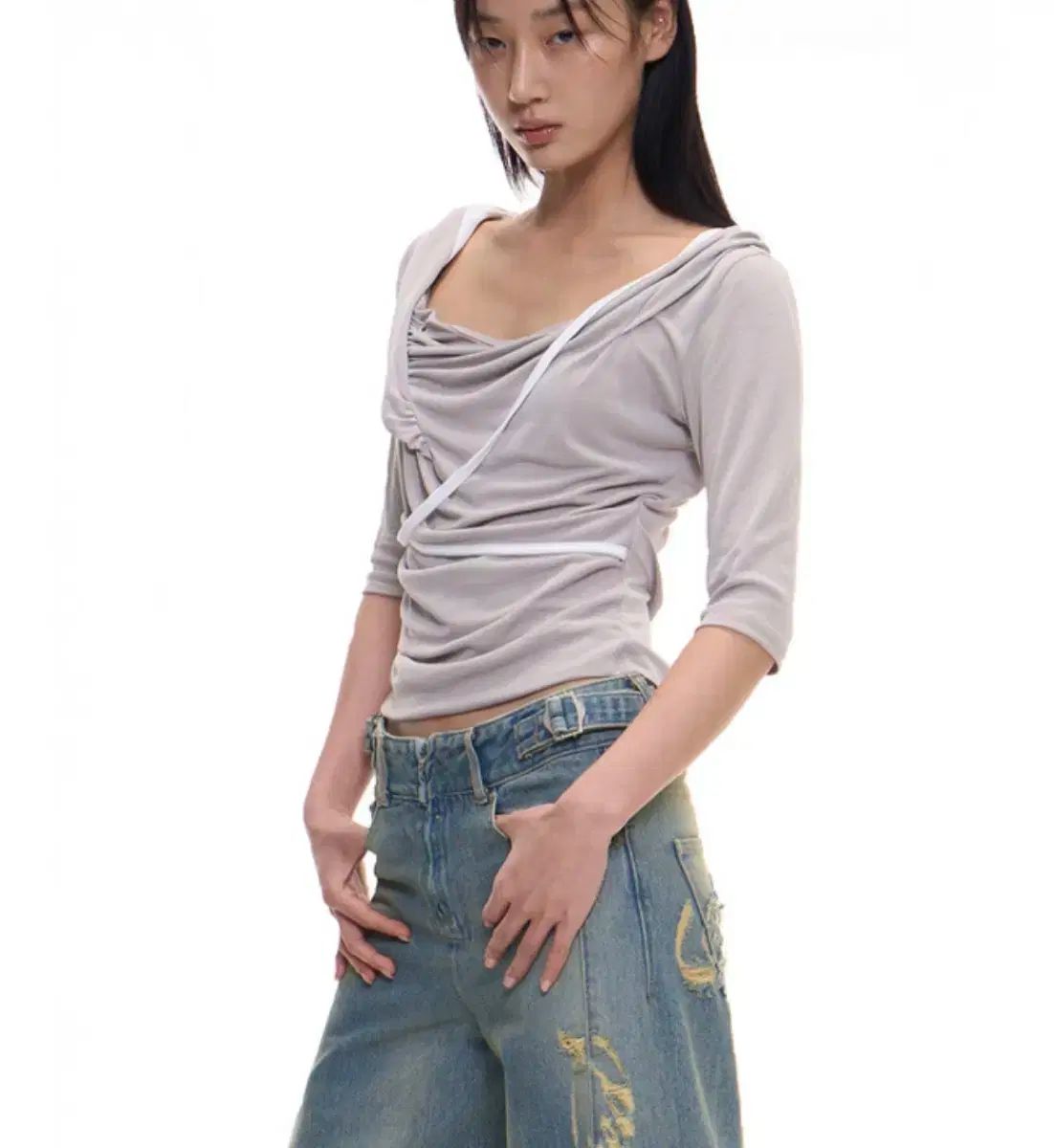 2000ブルーアーカイブ ブルアカ CERETTI DRAPED TOP