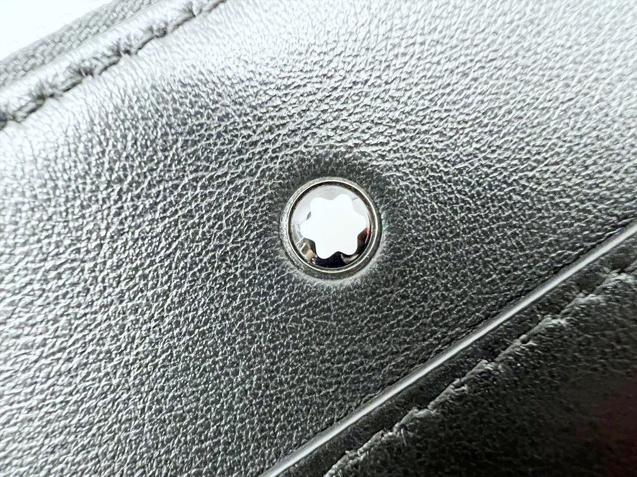 【驚きの低価格】 MONTBLANC モンブラン マイスターシュテック アーバン ダブルジップ クラッチバッグ 黒 MB124082 リラックスできる