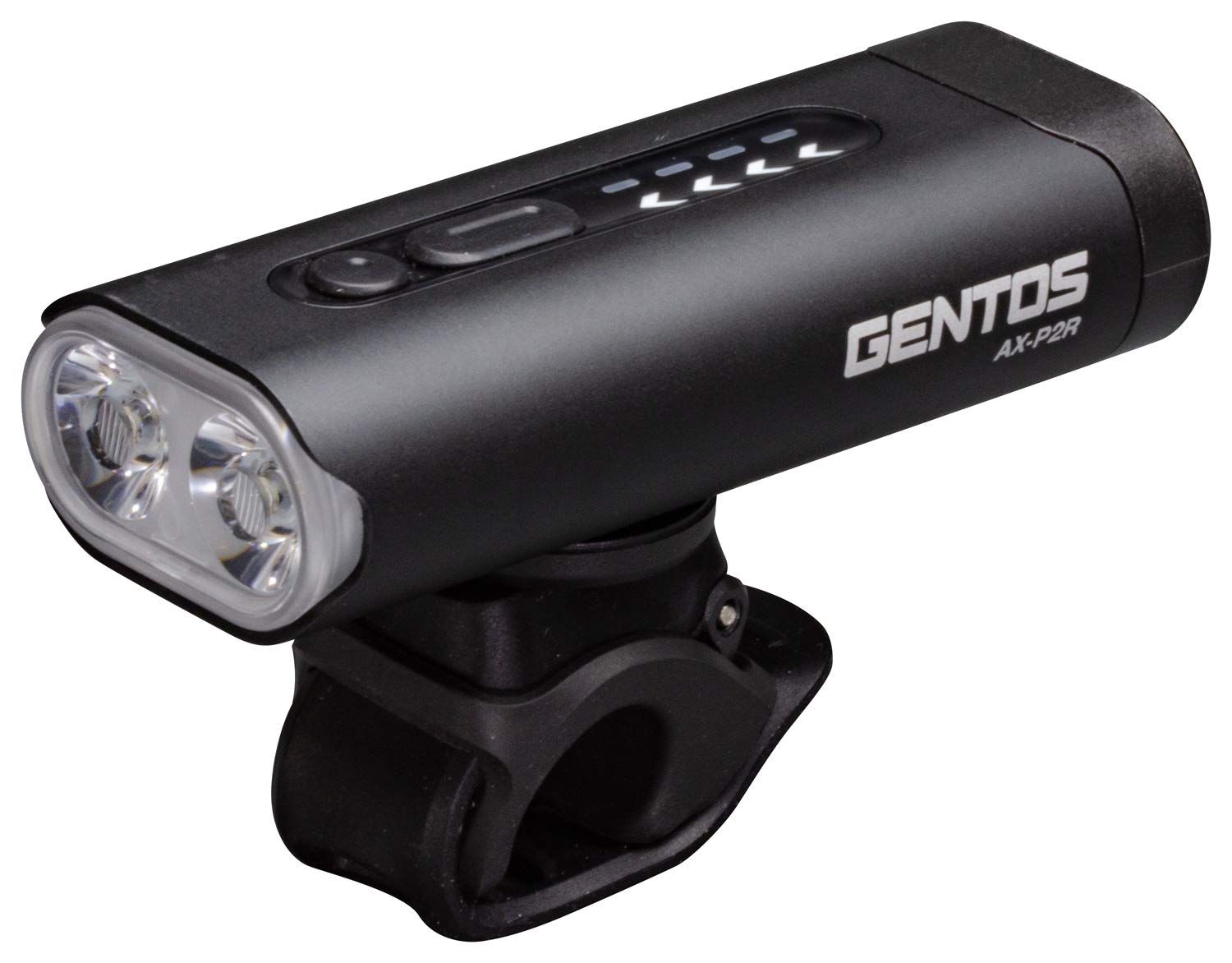 GENTOS(ジェントス) バイクライト USB充電式 給電可能 【明るさ最大1000ルーメン/実用点灯1.5~13時間/防滴】 AX-P2R ANSI規格準拠 [明るさ最大1000ルーメン/実用点灯1.5~13時間 AX-P2R]