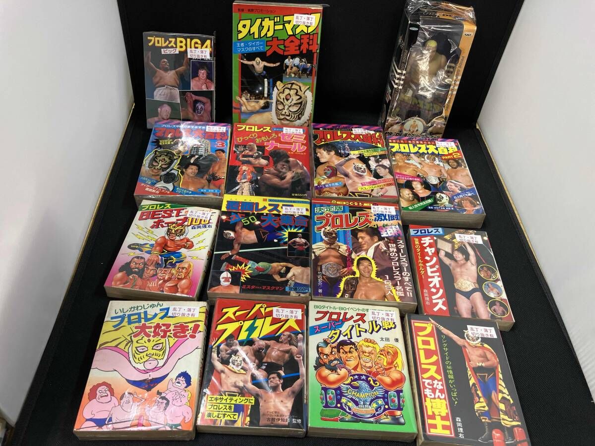 A-274 プロレスグッズ セット アクリルスタンド.フィギュア.本.消しゴムなど