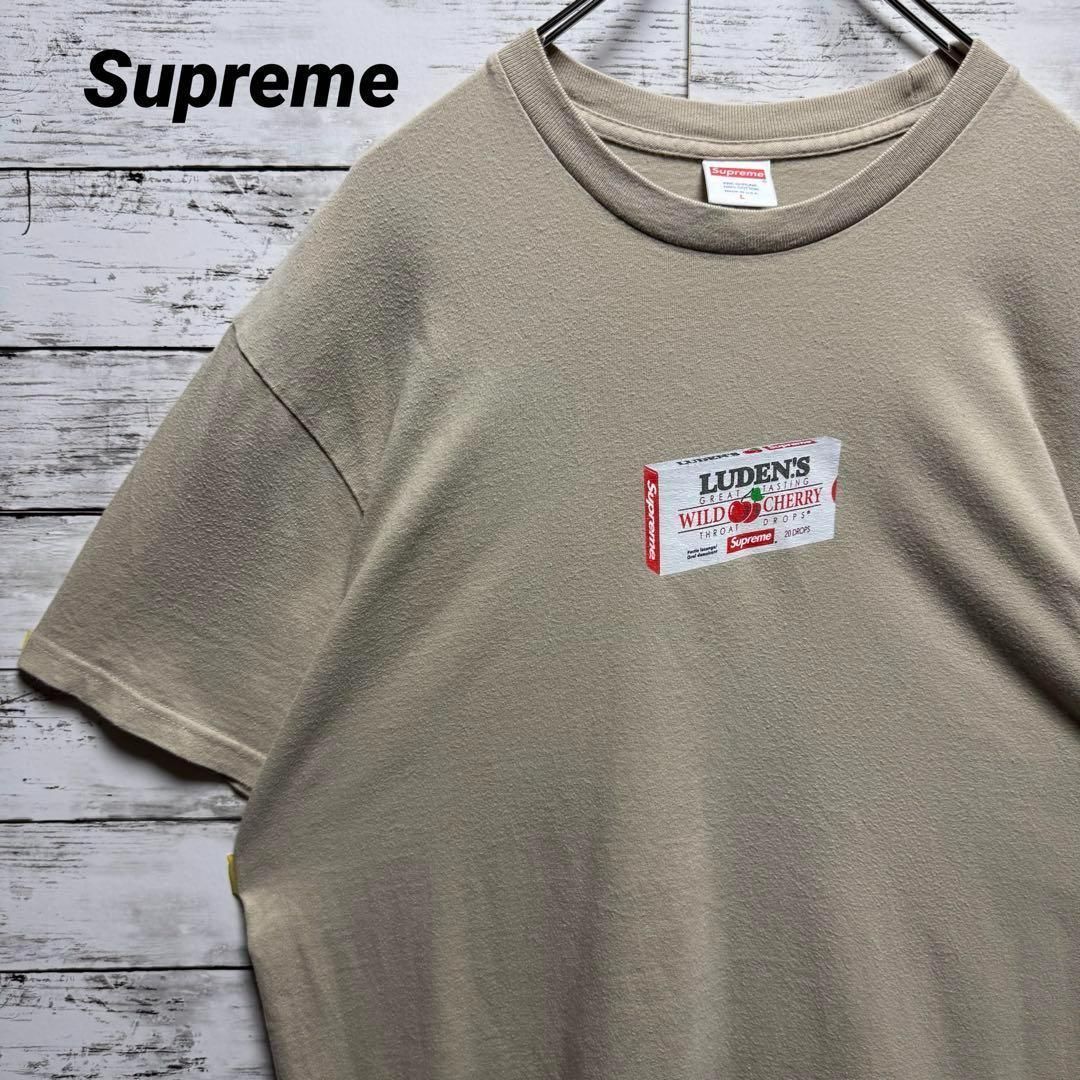 a644d【人気のLサイズ】シュプリーム　チェリー　希少カラー　半袖Tシャツ a644a【人気のLサイズ】シュプリーム チェリー 希少カラー 半袖T