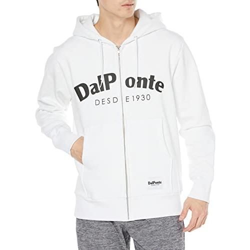 [ダウポンチ] スウェットジップパーカー DPZ0357 メンズ WHT：ホワイト Lサイズ ダウポンチ(DalPonte) スウェットジップパーカー DPZ0357 メンズ