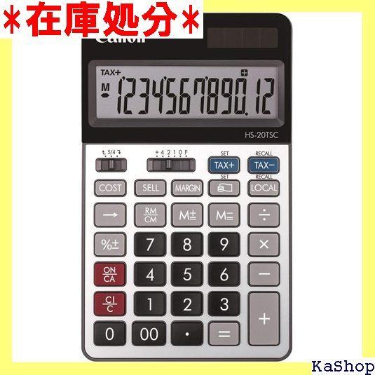 キヤノン 商売計算電卓 HS-20TSC 12桁 卓上電卓 457 キヤノン 商売計算電卓 HS-20TSC 12桁 卓上電卓 457