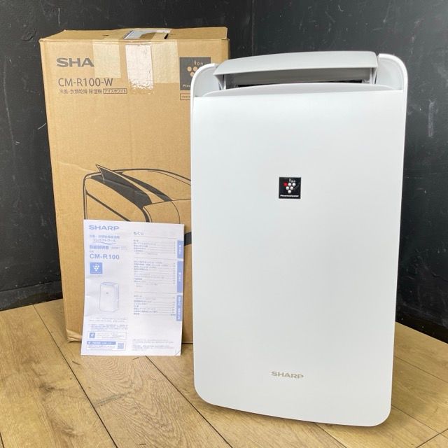 2024年製 シャープ 冷風 衣類乾燥 除湿機 たのしく CM-R100-W 2024年製 シャープ 冷風 衣類乾燥 除湿機 たのしく CM-R100-W