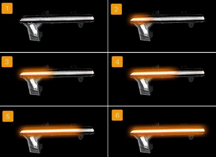 マツダ CX-5 KF系 CX-8 KG系 ドアミラー LEDウインカー ランプ 左右セット BRIGHTFACE_UK