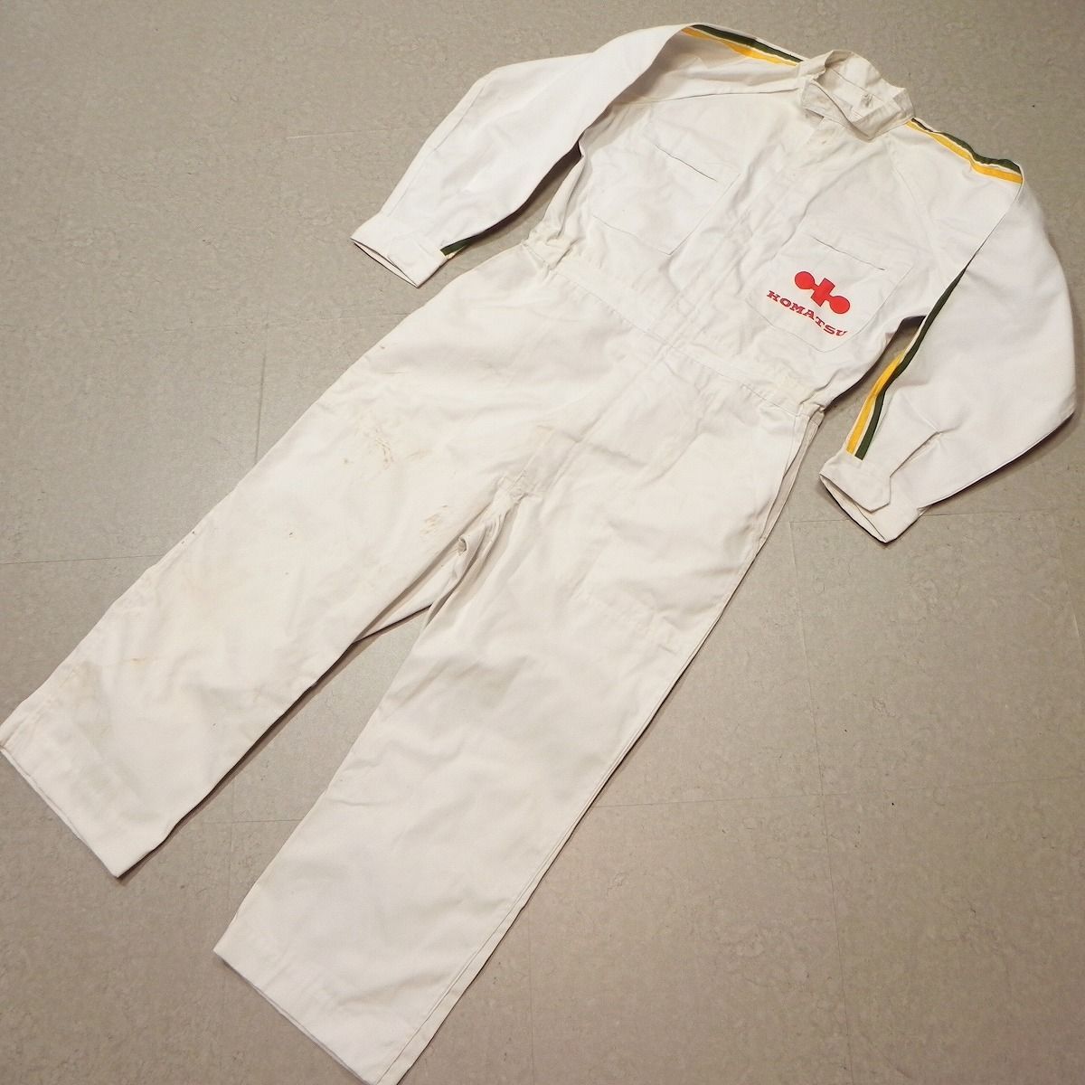 コマツつなぎ コマツ Komatsu 小松 つなぎ 作業服 夏用 非売品 コマツ