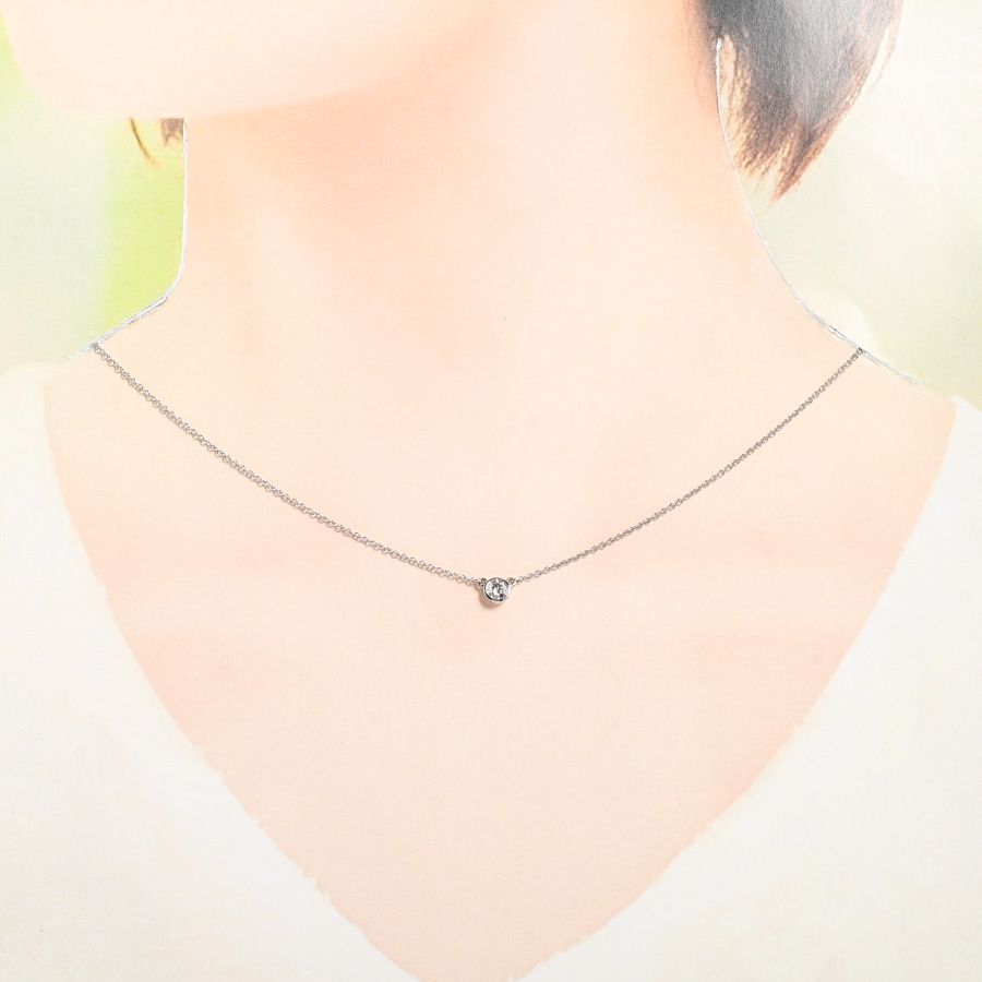 ティファニー　ネックレス　Tiffany&co AG925 バイザヤード TIFFANY&Co. ティファニー ネックレス バイザヤード - メルカリ