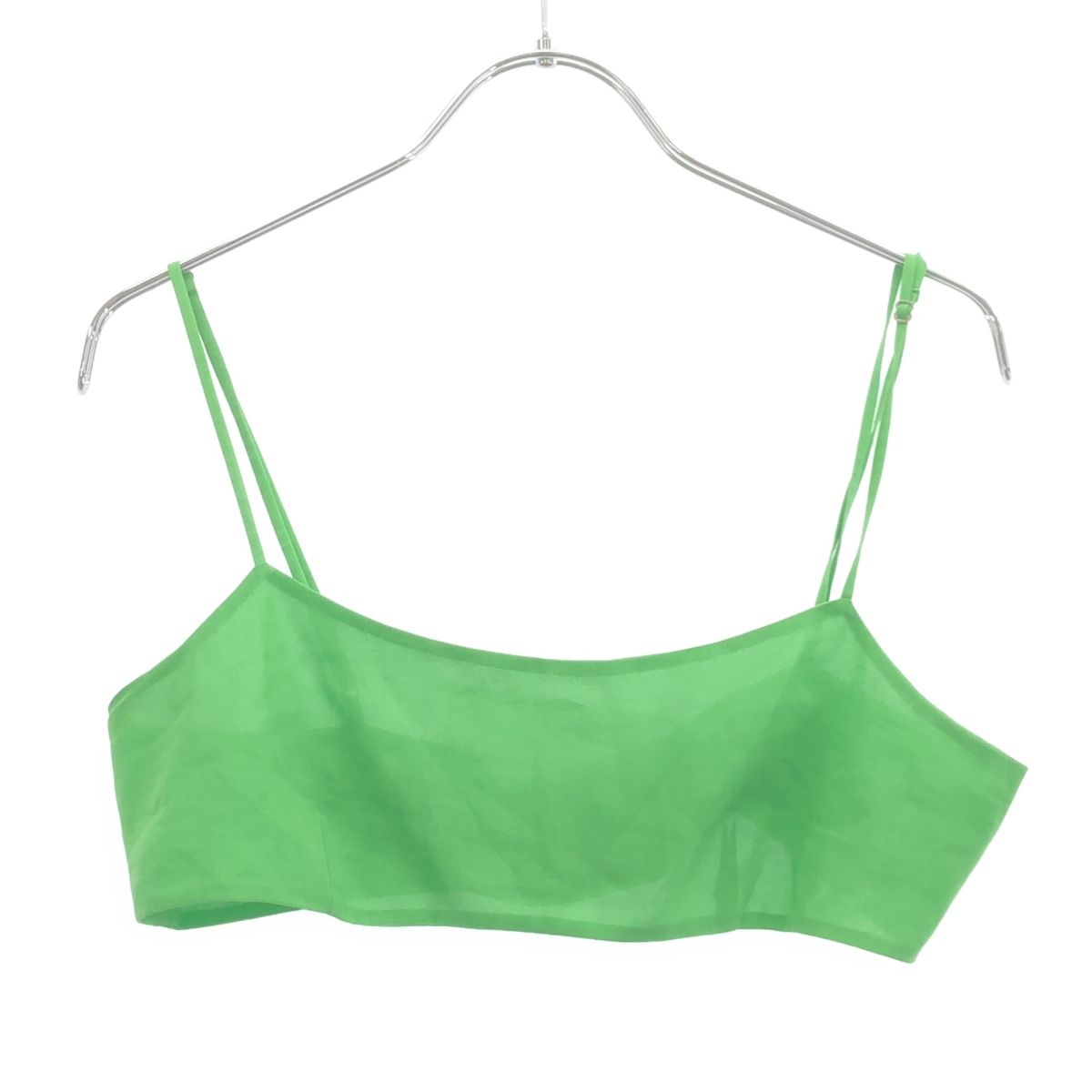 AURALEE オーラリー 24SS HARD TWIST FINX ORGANDY CAMISOLE キャミソール A24SC05VO グリーン 1