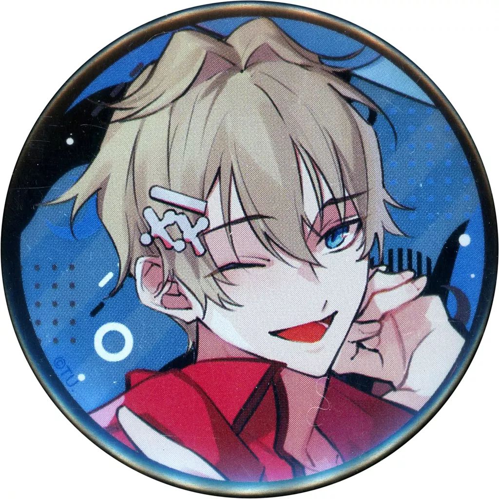 ツキウタ。皐月葵 缶バッジ 中古】バッジ・ビンズ 皐月葵(フルカラー) 「ツキノ芸能