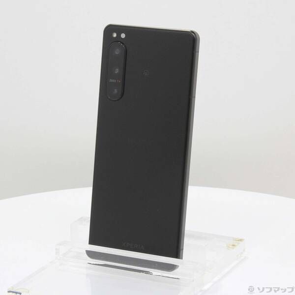 中古品〕 Xperia 5 IV 128GB ブラック SOG09 au SIMフリー【258