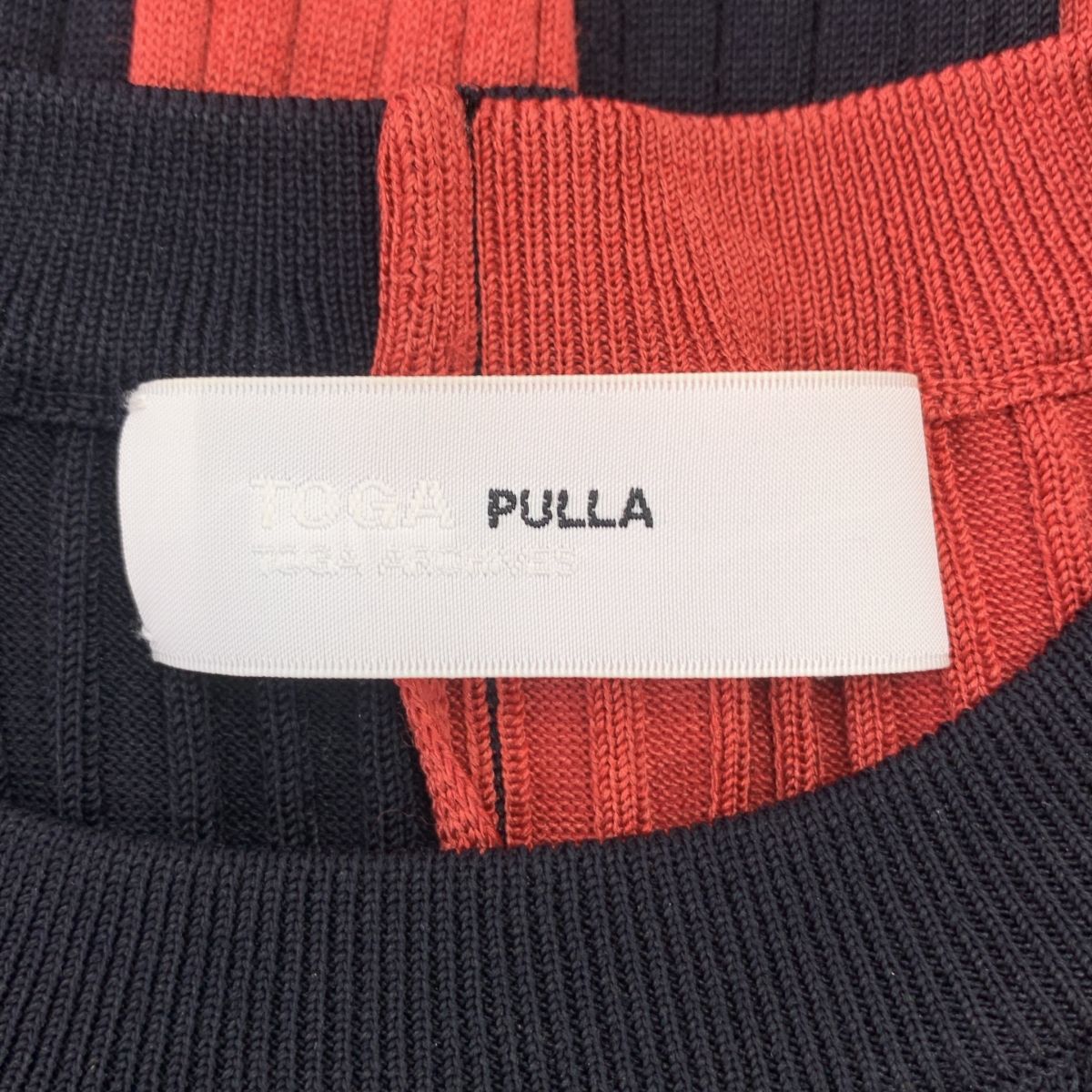 TOGA PULLA / トーガプルラ | ワイド リブニット プルオーバー | 36 | マルチカラー | レディース TOGA PULLA / トーガプルラ | ワイド リブニット プルオーバー