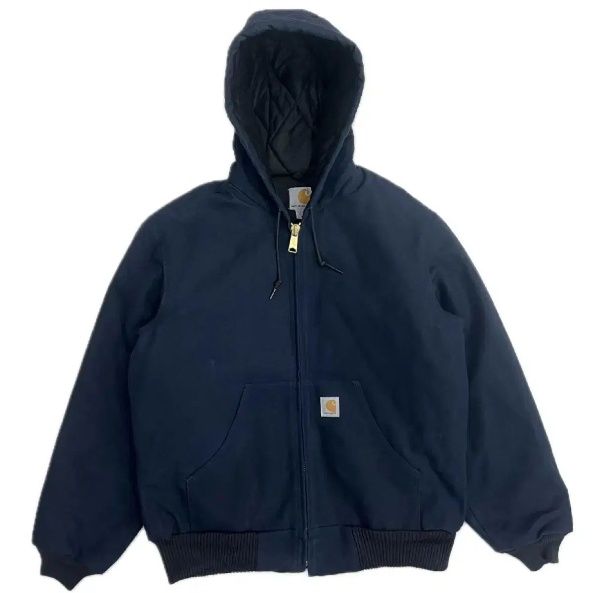 【雷市場（ポンジャン）商品韓国直送】 Carhartt(カーハート) USA J140 ダック アクティブ ネイビー ジャケット s 実寸 100 l 程度