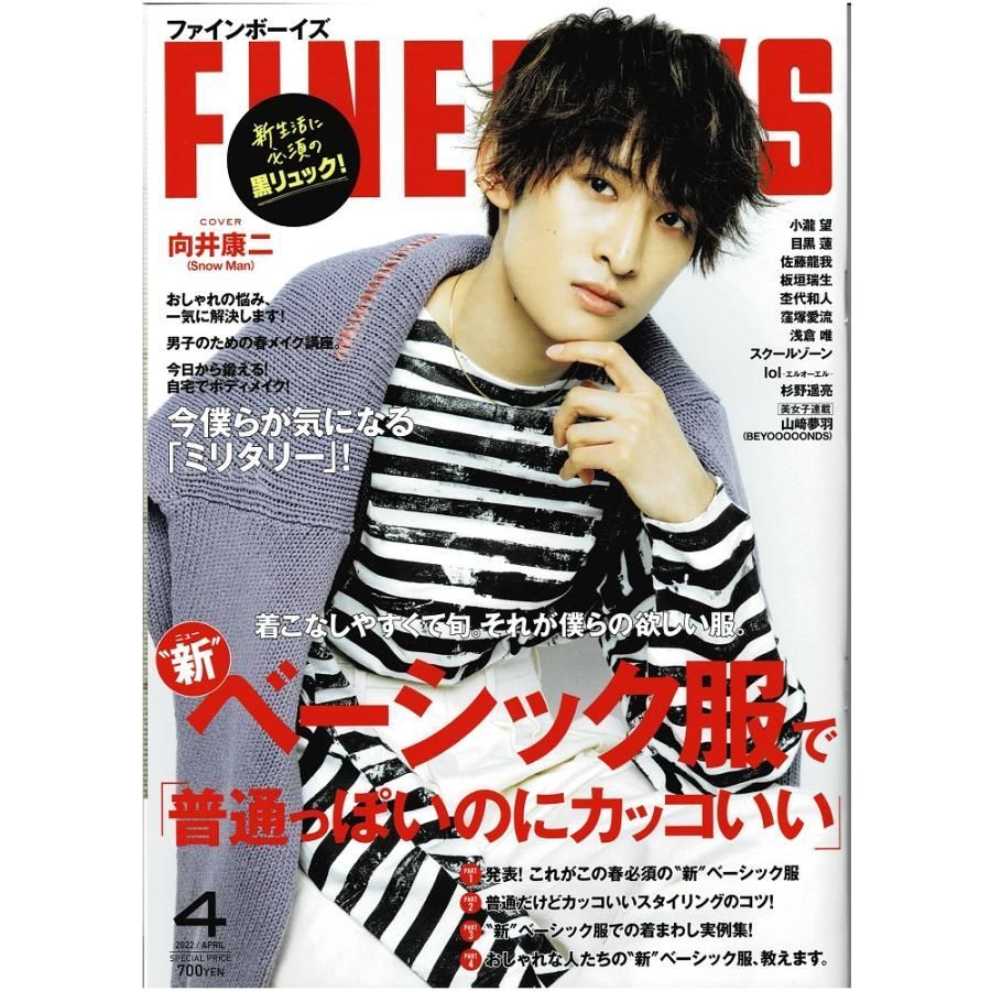 SnowMan 向井康二 雑誌 FINEBOYS TVガイド ザ・テレビジョン - その他