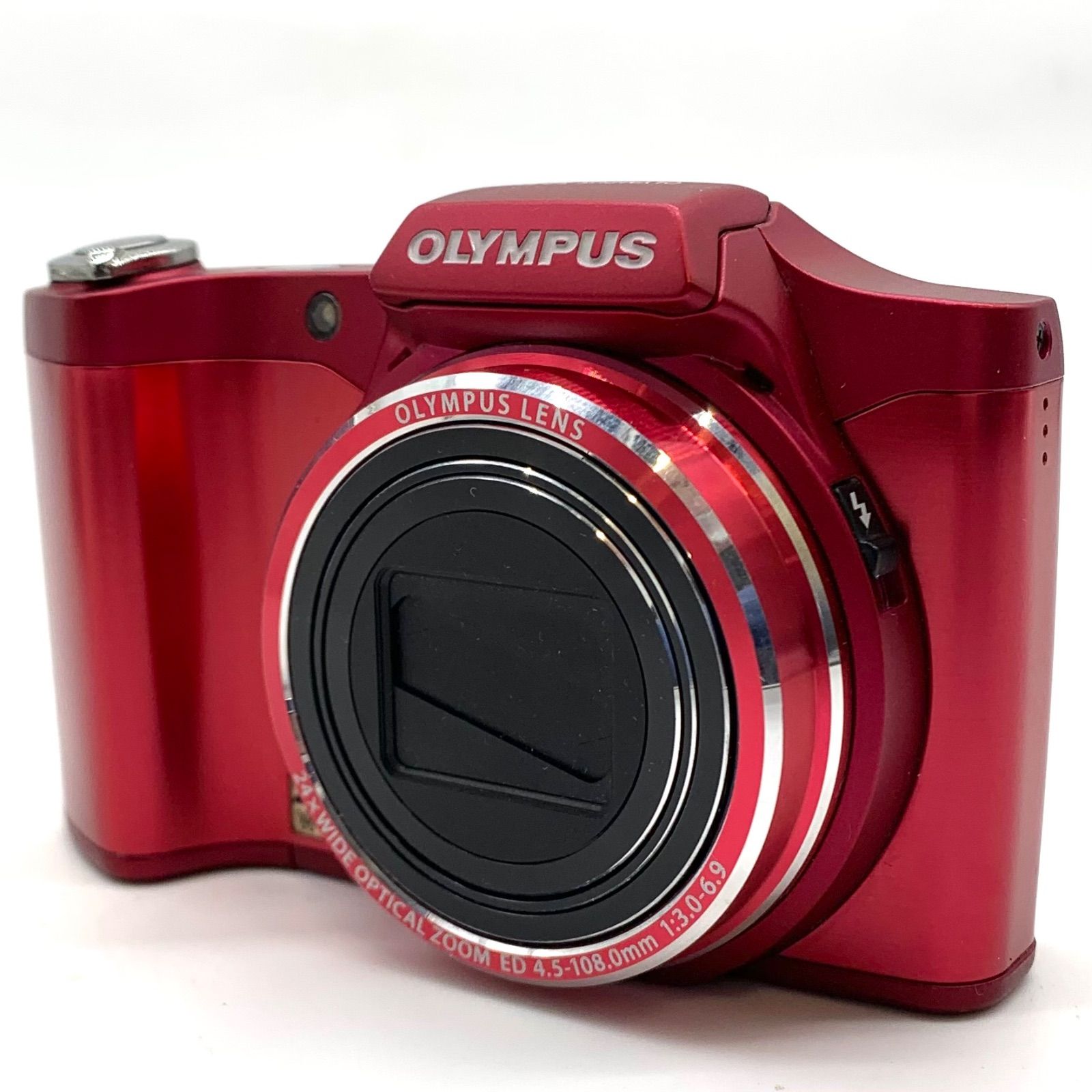 F684【通電未確認】OLYMPUS コンパクトデジタルカメラ SZ-14 レッド 