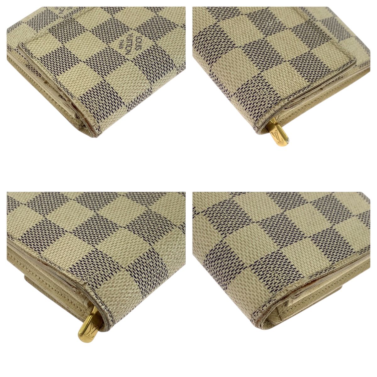 【美品】ルイヴィトン ☆ポルトフォイユサラ ダミエ アズール 長財布 ◇LOUIS VUITTON◇ルイヴィトン ダミエ アズール ポルトフォイユ
