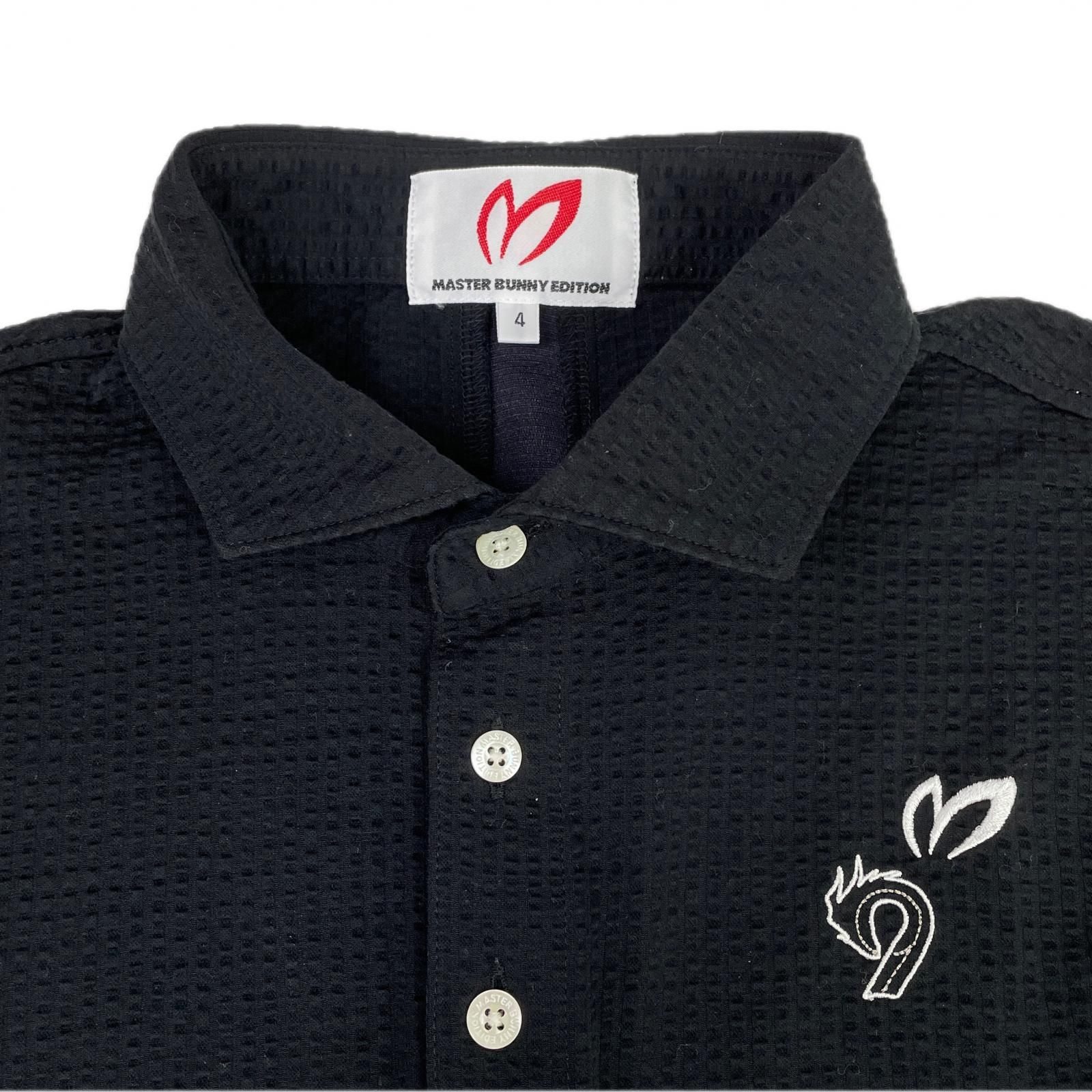 【値下げ】マスター バニー エディション 10周年 ポロシャツ ネイビー MASTER BUNNY EDITION 【新品】マスターバニー 半袖ポロシャツ