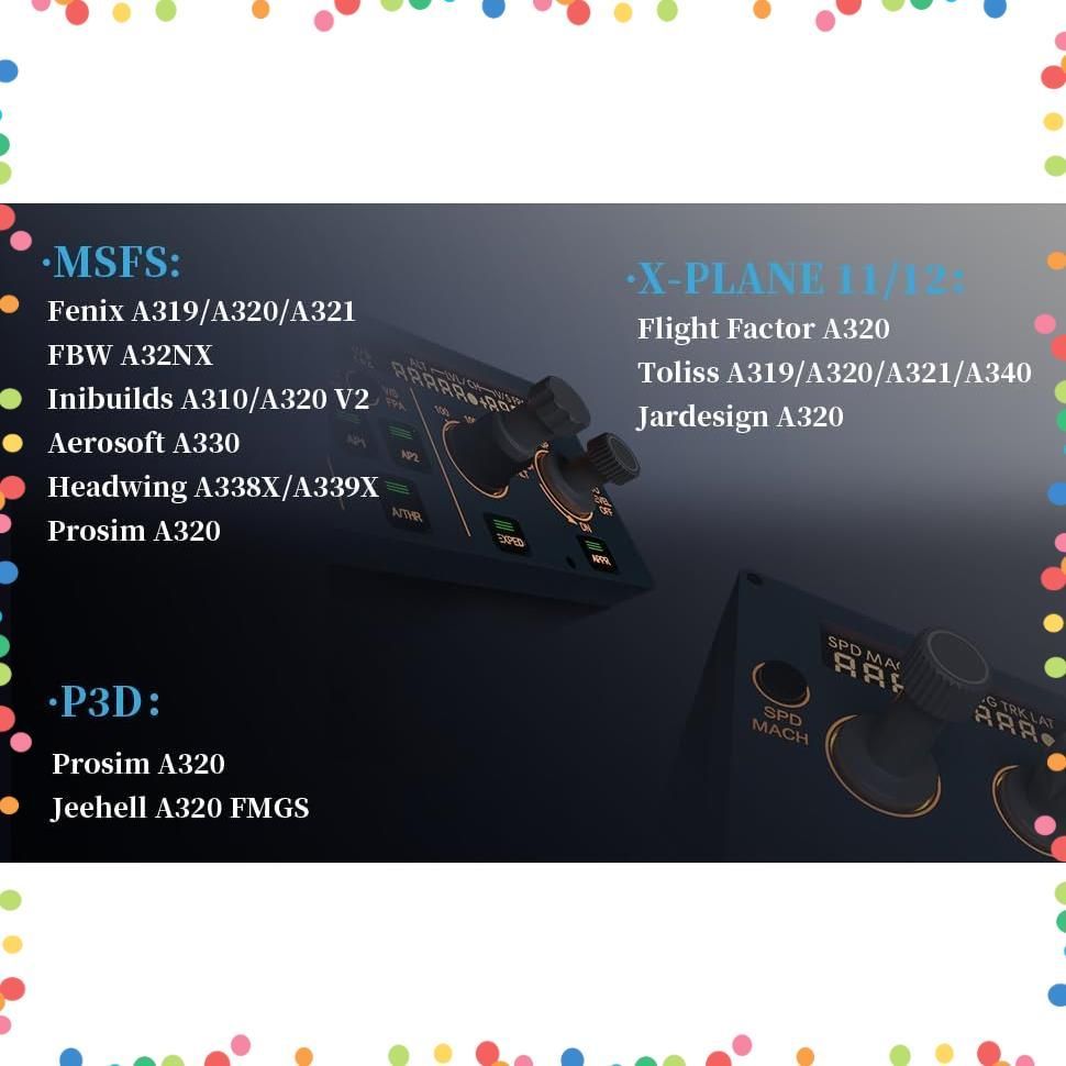 人気商品】A320 FCU CUBE フライトシミュレーション WINGFLEX