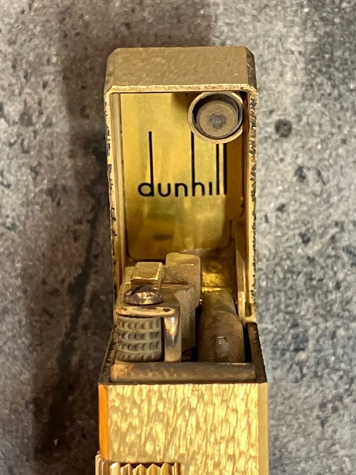 ○ 小売 ダンヒル ライター ローラータイプ ゴールドカラー ALFRED