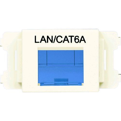 【新品・7営業日以内発送】パンドウイットコーポレーション日本支社 CMASSP6AIWX ＪＩＳプレート用シャッター付きアダプタ オフホワイト ＬＡＮ・ＣＡＴ６Ａ １０個入【沖縄離島販売】