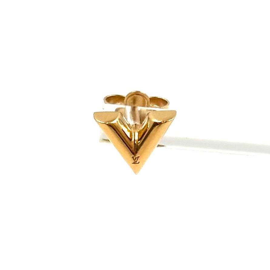 LOUIS VUITTON ルイヴィトン エッセンシャルV ピアス 片耳 M68153 ゴールド キャッチあり