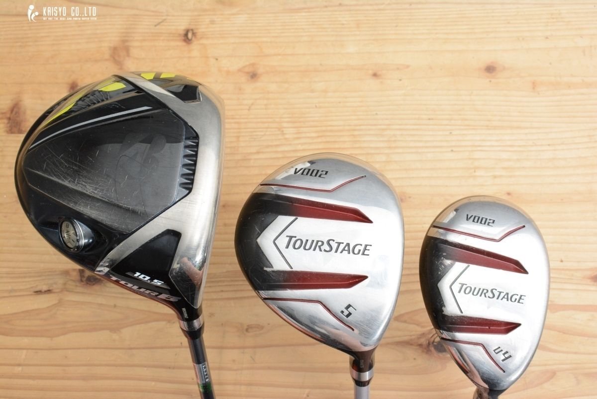 メンズ ゴルフクラブ 11本セット ツアーステージ V002 右利き S