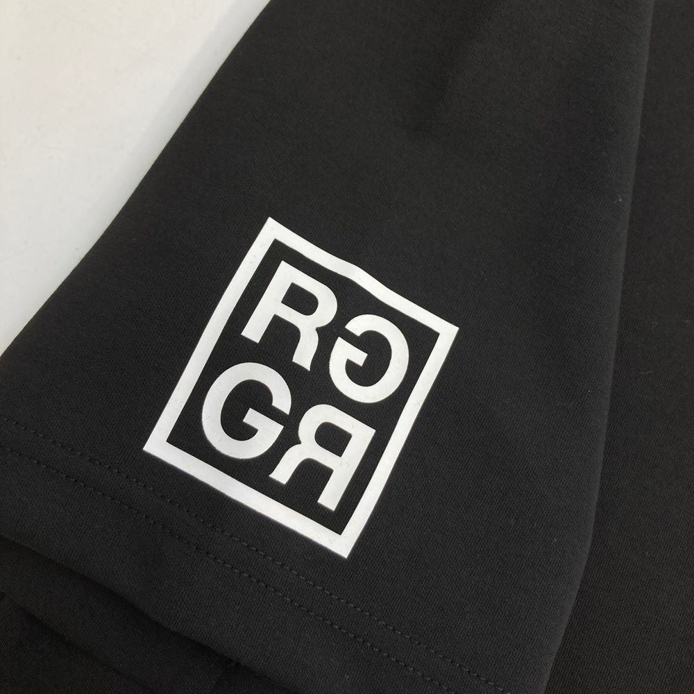 ラフロッグ　ゴルフ　ポロシャツ　黒 サイズ：M RUFFLOG ラフロッグ 半袖ポロシャツ ブラック系
