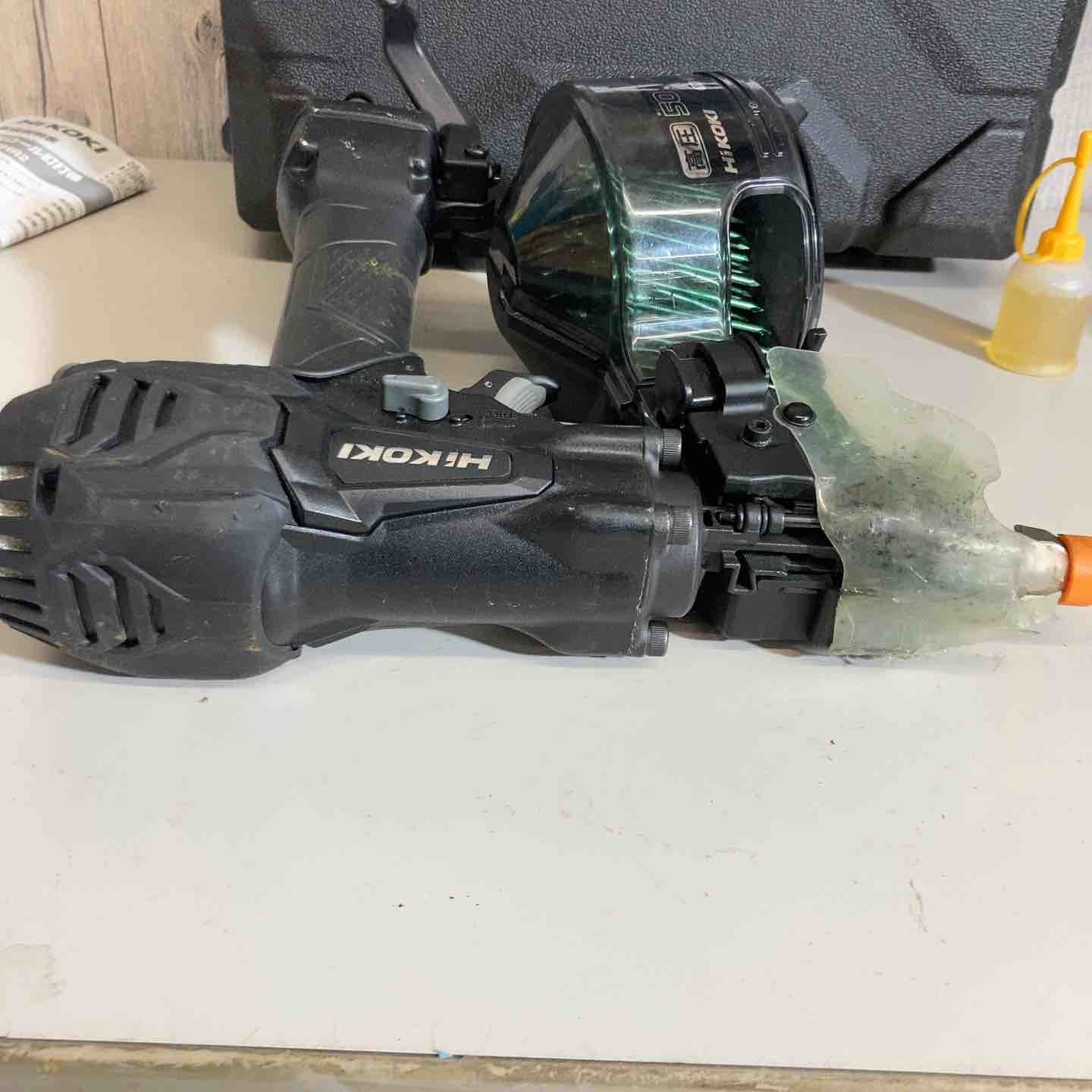 日立工機 高圧エア釘打ち機