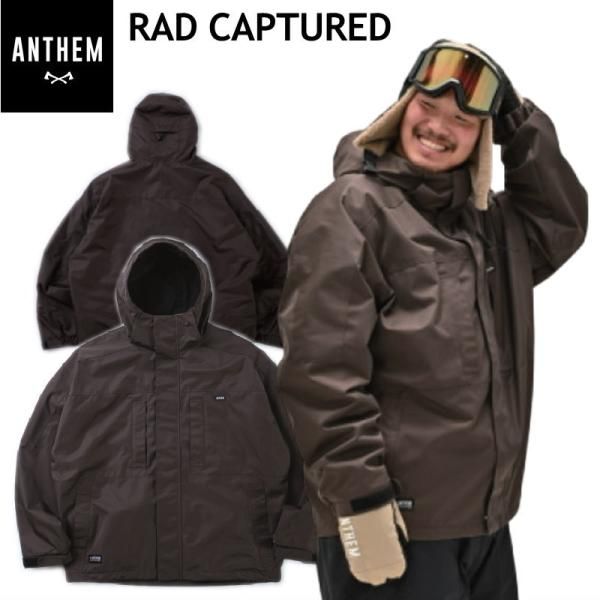Lサイズ ◎ 24-25 ANTHEM RAD CAPTURE JKT DARK BROWN AN2440 アンセム