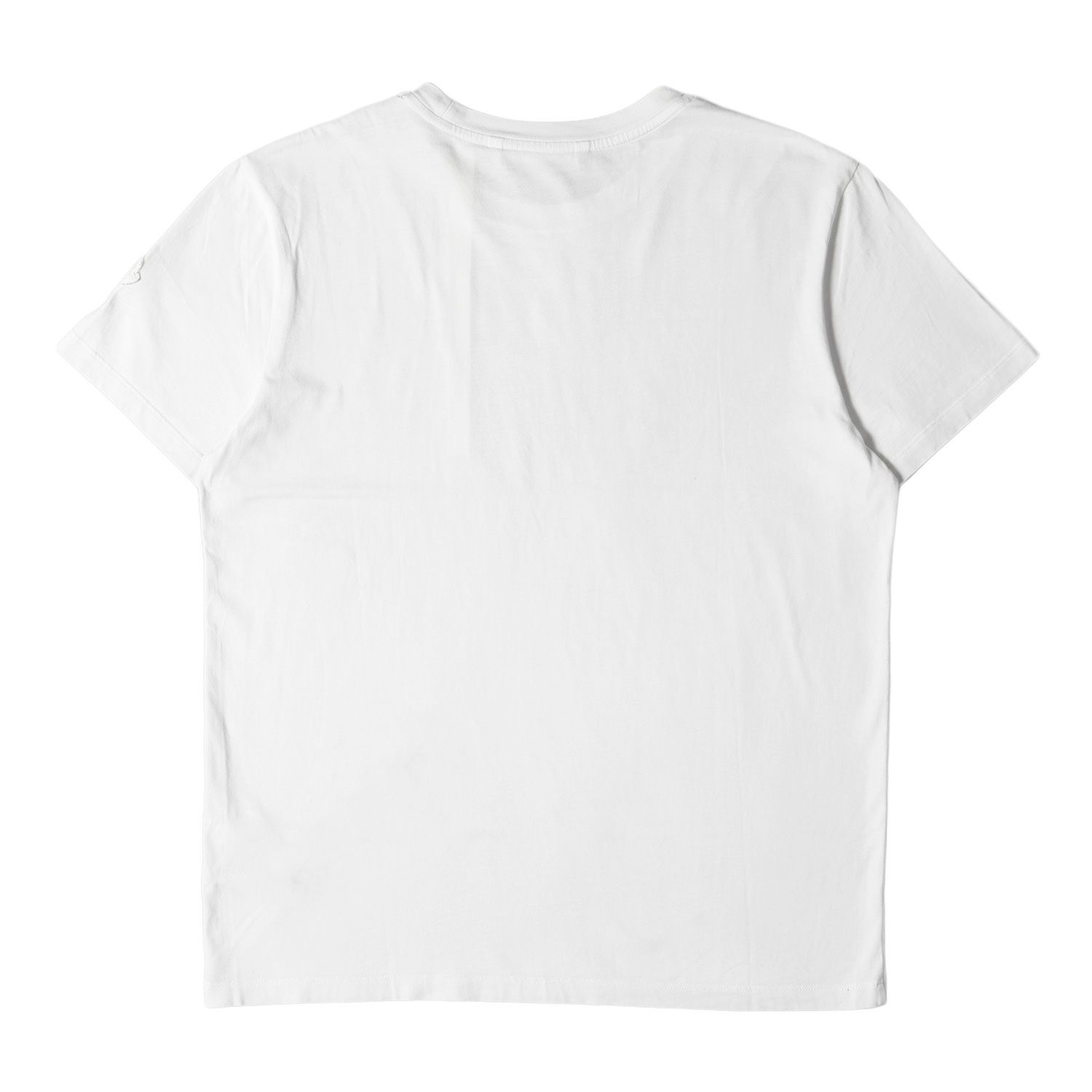 MONCLER モンクレール Tシャツ サイズ:L 1952 ロゴ グラフィック クルーネック 半袖 Tシャツ MAGLIA T-SHIRT  G10928C73110 829FB 21SS ホワイト 白 トップス ブランド