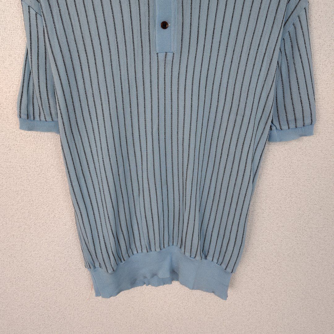 90s vintage ポロシャツ ニットシャツ シースルー シティーボーイ