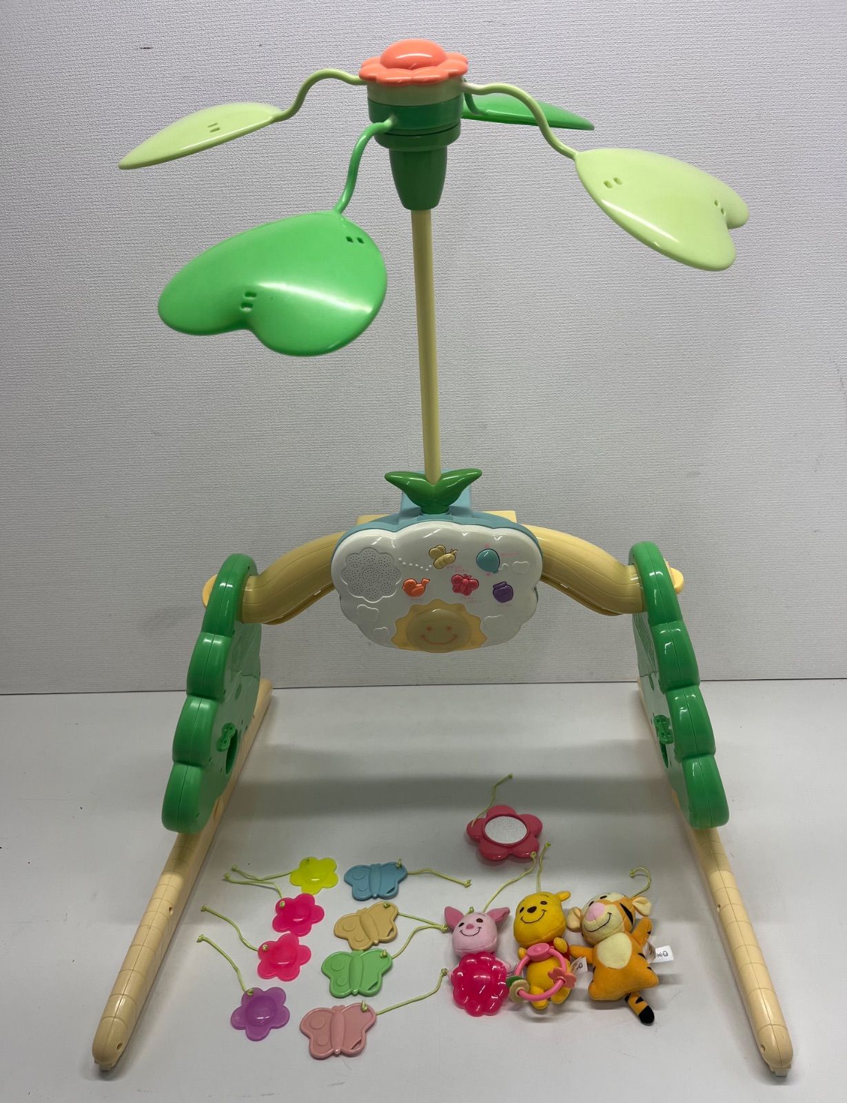 くまのプーさん6WAYジム おもちゃ付き くまのプーさん えらべる回転