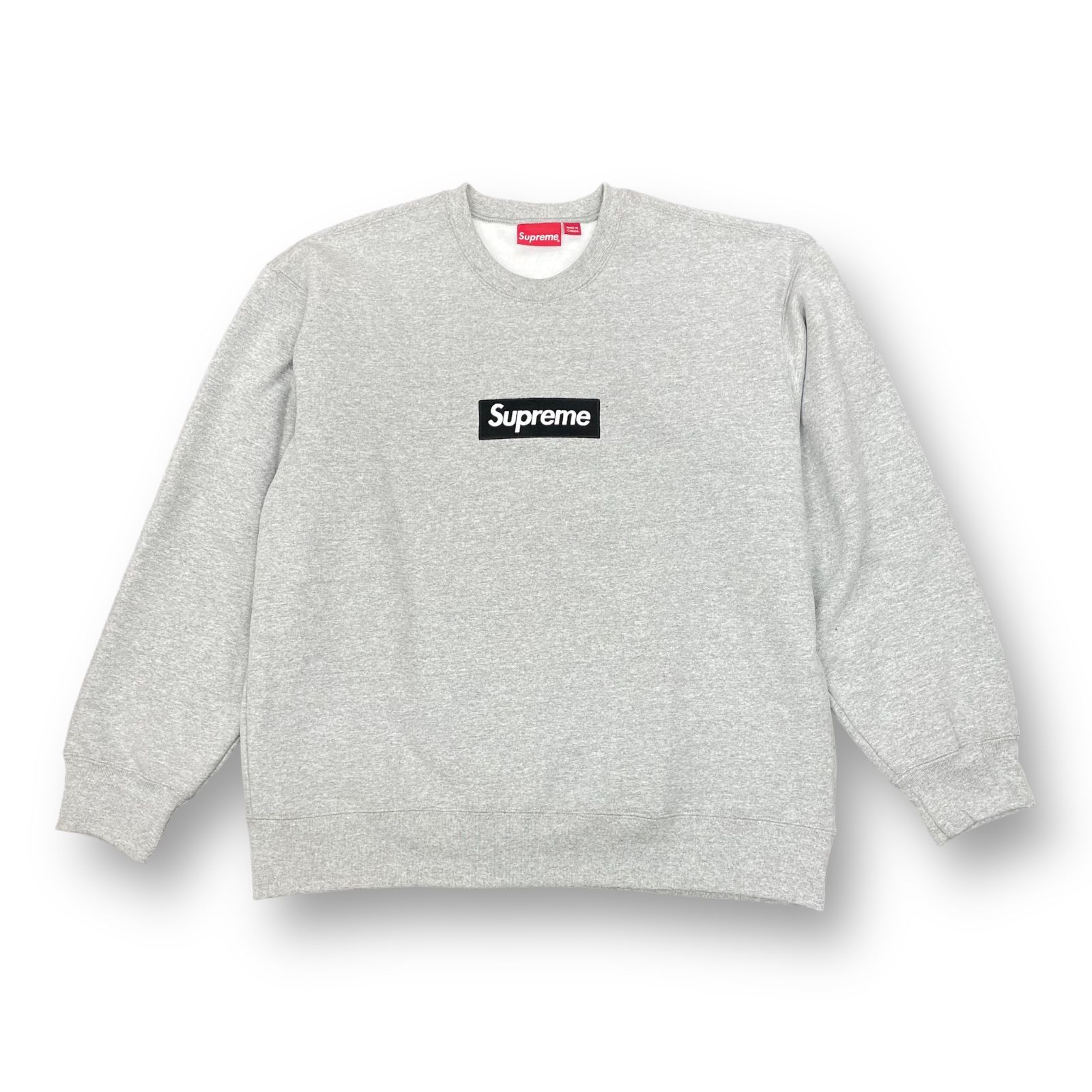 国内正規 SUPREME 22AW Box Logo Crewneck Heather Grey ボックスロゴ 
