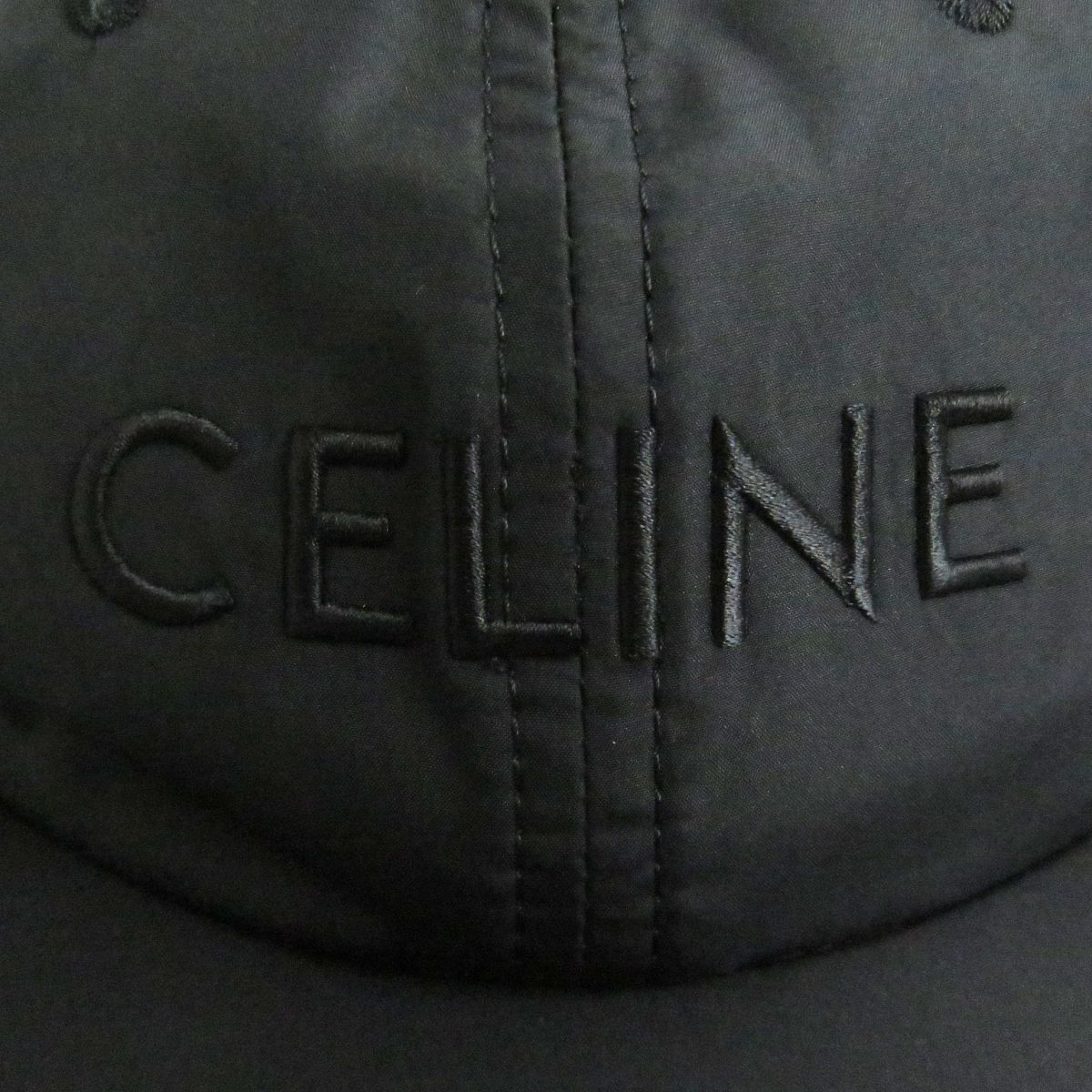 豊富な新品CELINE スケートキャップ / ライトナイロン ブラック 帽子