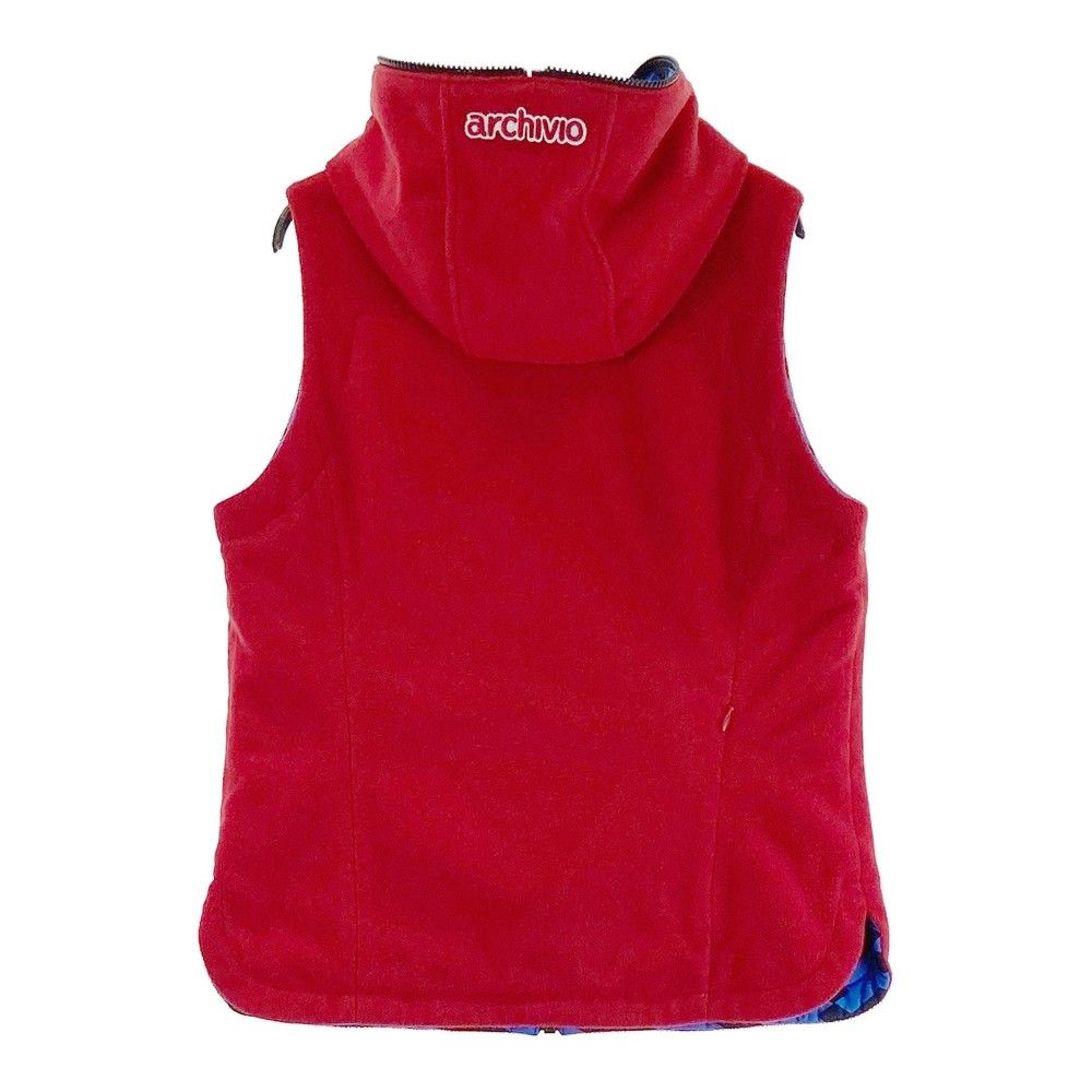 ☆アルチビオ　リバーシブルベスト（36） サイズ：36 ARCHIVIO アルチビオ リバーシブルベスト 総柄 ブルー系