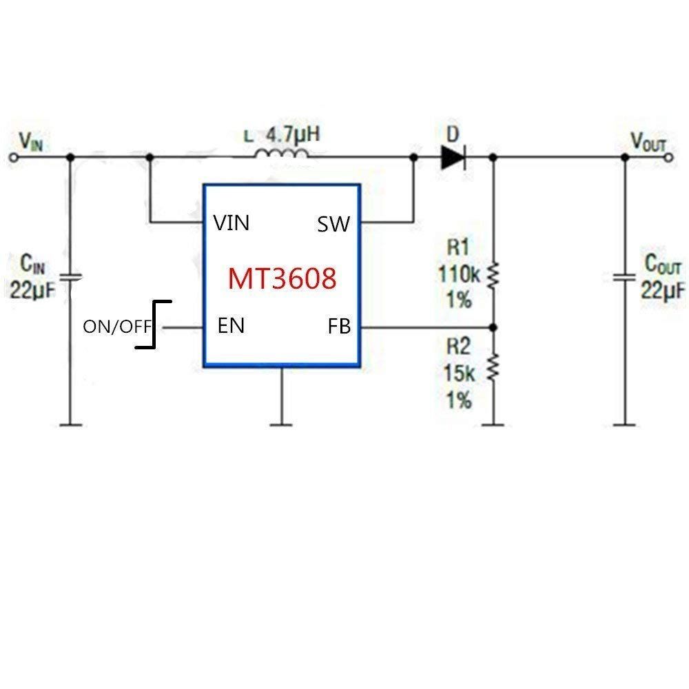 数量限定】転換モジュール 昇圧型 2V-24V ブーストステップアップ to