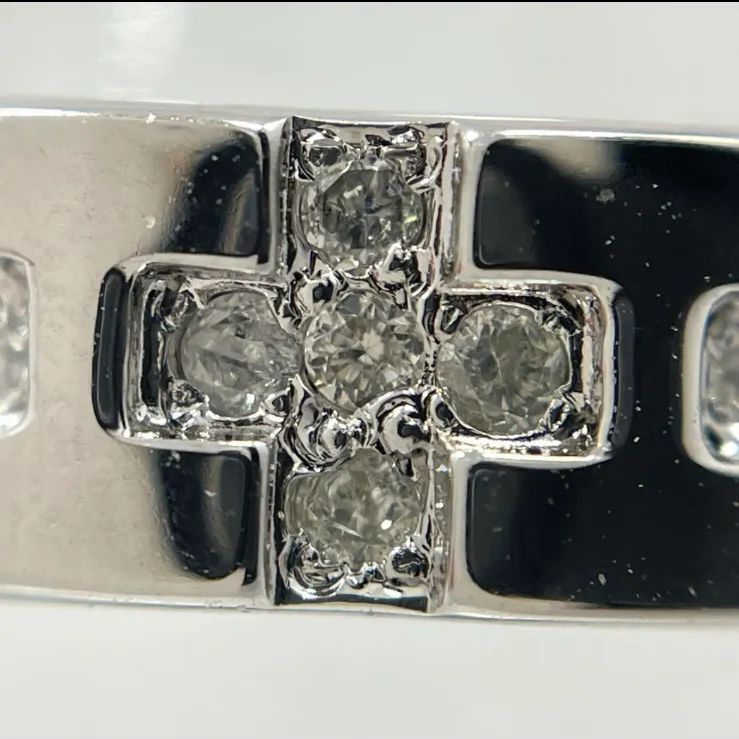 K18WG ダイヤ リング クロス ホワイトゴールド ダイヤモンド 指輪 FORTGASGNV_COM_BR